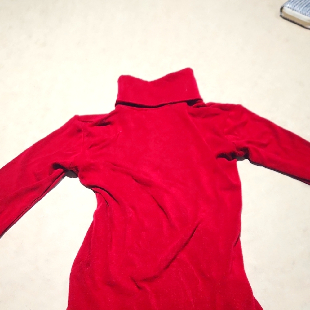 Red Turtleneck Sweater